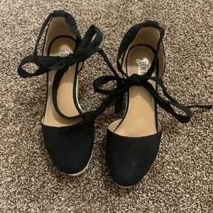 Brash Ankle Wrap Wedges